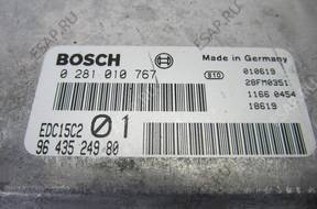 PEUGEOT 206 2.0 HDI БЛОК УПРАВЛЕНИЯ 0281010767