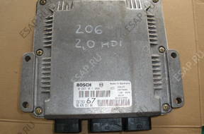 PEUGEOT 206,  2.0  HDI  БЛОК УПРАВЛЕНИЯ ДВИГАТЕЛЕМ BOSCH