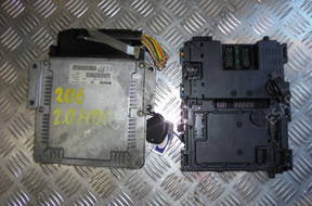 PEUGEOT 206 2.0HDI БЛОК УПРАВЛЕНИЯ BSI КОМПЛЕКТ 0281010250