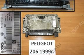 PEUGEOT 206 БЛОК УПРАВЛЕНИЯ ДВИГАТЕЛЕМ 0261206217