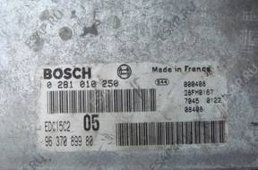 PEUGEOT 206 HDi БЛОК УПРАВЛЕНИЯ 0281010250 9637089980