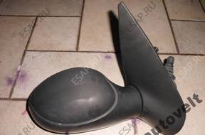 Peugeot 206 Lusterko prawe manualne CZARNE
