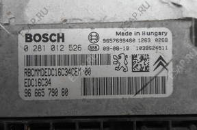 PEUGEOT 206 PLUS БЛОК УПРАВЛЕНИЯ 0281012526 9666579080