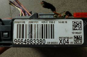 PEUGEOT 207 06-12 БЛОК МОДУЛЬ BSI 9664983380