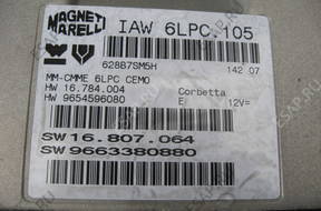 Peugeot 207 1,4i 16V> БЛОК УПРАВЛЕНИЯ КОМПЛЕКТ IAW6LPC.1