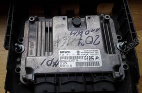 Peugeot 207 1,6 HDI КОМПЛЕКТ ЗАЖИГАНИЯ 0281013331 BSI