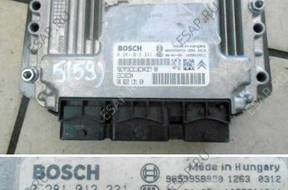 PEUGEOT 207 1,6HDI БЛОК УПРАВЛЕНИЯ 0281013331 9662213180