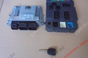 peugeot 207 1.4 b 8FS БЛОК УПРАВЛЕНИЯ КОМПЛЕКТ 0261201505