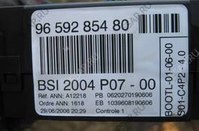 PEUGEOT 207 1.4 HDI БЛОК БЛОК УПРАВЛЕНИЯ BSI 9659285480