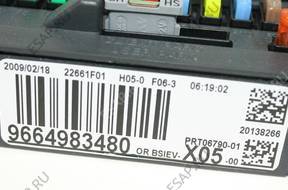 PEUGEOT 207 1.4 VTI МОДУЛЬ BSI БЛОК УПРАВЛЕНИЯ 9664983480