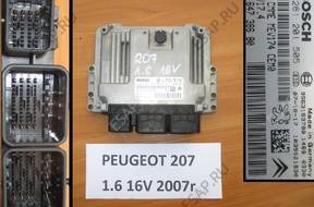 PEUGEOT 207 1.6 16V БЛОК УПРАВЛЕНИЯ ДВИГАТЕЛЕМ