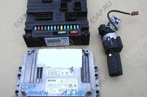 PEUGEOT 207 1.6 HDI БЛОК УПРАВЛЕНИЯ 0281012465 КОМПЛЕКТ BSI