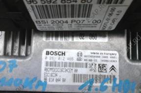 PEUGEOT 207 1.6 HDI БЛОК УПРАВЛЕНИЯ 0281012465 КОМПЛЕКТ BSI