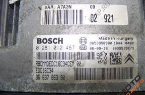 PEUGEOT 207 1.6 HDI БЛОК УПРАВЛЕНИЯ ДВИГАТЕЛЕМ 9663786380