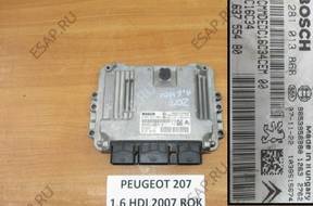 PEUGEOT 207 1.6 HDI БЛОК УПРАВЛЕНИЯ ДВИГАТЕЛЕМ