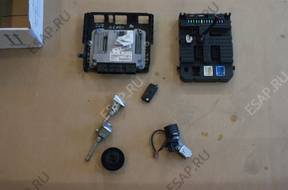 PEUGEOT 207 1.6 HDI / БЛОК УПРАВЛЕНИЯ ЗАМОК ЗАЖИГАНИЯ КОМПЛЕКТ
