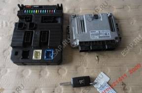 peugeot 207 1.6 hdi КОМПЛЕКТ БЛОК УПРАВЛЕНИЯ 0281013868