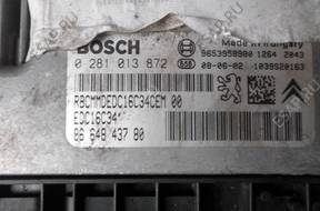 PEUGEOT 207 1.6 HDI КОМПЛЕКТ ЗАЖИГАНИЯ BSI 0281013872