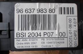 PEUGEOT 207 1.6 HDI КОМПЛЕКТ ЗАЖИГАНИЯ BSI 0281013872