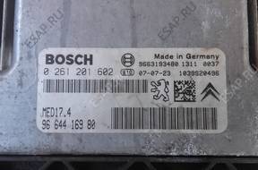 PEUGEOT 207 1.6 THP БЛОК УПРАВЛЕНИЯ ДВИГАТЕЛЕМ 0261201602