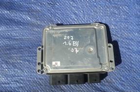 PEUGEOT 207 1.6 VTI БЛОК УПРАВЛЕНИЯ 9664738780 0261S04008