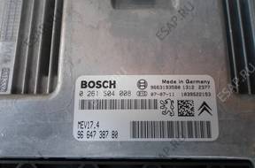 PEUGEOT 207 1.6 VTI КОМПЛЕКТ ЗАЖИГАНИЯ BSI 0261S04008