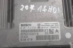 peugeot 207 1.6hdi БЛОК УПРАВЛЕНИЯ bsi bsm НАБОР ЗАЖИГАНИЯ