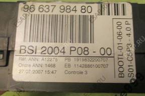 PEUGEOT 207 2007 год, БЛОК BSI 9663798480