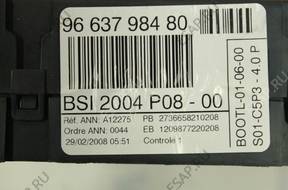 PEUGEOT 207 5D 1.6 VTI 06- МОДУЛЬ BSI BEZPIECZNIKI