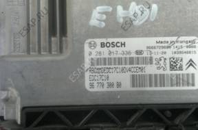 Peugeot 207 БЛОК УПРАВЛЕНИЯ 0281017336 КОМПЛЕКТ ЗАЖИГАНИЯ