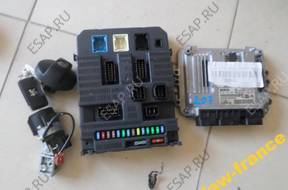 PEUGEOT 207 БЛОК УПРАВЛЕНИЯ BSI КОМПЛЕКТ 1.6 HDI 9663755480