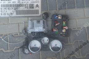 peugeot 207 БЛОК УПРАВЛЕНИЯ BSI КОМПЛЕКТ 1.6 VTI 9664738780