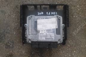 Peugeot 207 БЛОК УПРАВЛЕНИЯ ДВИГАТЕЛЕМ 0281012465 9661004480