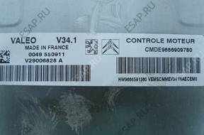 PEUGEOT 207 БЛОК УПРАВЛЕНИЯ ДВИГАТЕЛЕМ 1.4 8V 9666909780