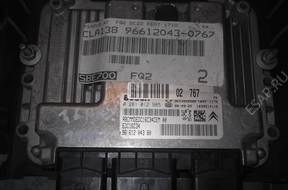 PEUGEOT 207 БЛОК УПРАВЛЕНИЯ ДВИГАТЕЛЕМ 1.6 HDI 110 KM