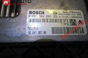 PEUGEOT 207 БЛОК УПРАВЛЕНИЯ MEV 17.4 0261S04008