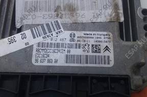 PEUGEOT 207 БЛОКИ УПРАВЛЕНИЯ КОМПЛЕКТ 1,6 HDI 90 KM