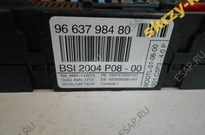 PEUGEOT 207 SW 1,6 HDI БЛОК УПРАВЛЕНИЯ BSI 9663798480