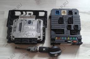 PEUGEOT 207 ЗАМОК ЗАЖИГАНИЯ BSI КЛЮЧ БЛОК УПРАВЛЕНИЯ EDC16