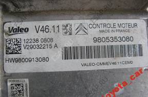 PEUGEOT 208 1.2 VTI БЛОК УПРАВЛЕНИЯ ДВИГАТЕЛЕМ 9805353080