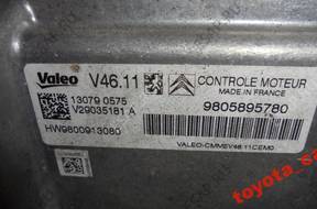 PEUGEOT 208 1.2 VTI БЛОК УПРАВЛЕНИЯ ДВИГАТЕЛЕМ 9805895780