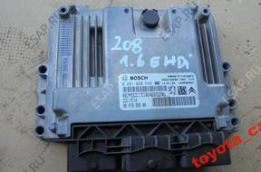 PEUGEOT 208 БЛОК УПРАВЛЕНИЯ 1.6 EHDI 9807885980