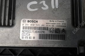Peugeot 208 БЛОК УПРАВЛЕНИЯ ДВИГАТЕЛЕМ 0281030545