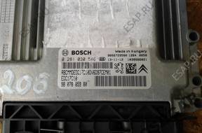 Peugeot 208 БЛОК УПРАВЛЕНИЯ ДВИГАТЕЛЕМ BOSCH