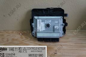 PEUGEOT 208 CITROEN C3 БЛОК УПРАВЛЕНИЯ ДВИГАТЕЛЕМ 9805321980