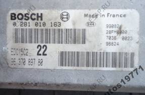 PEUGEOT 306 2.0 HDI БЛОК УПРАВЛЕНИЯ ДВИГАТЕЛЕМ 0281010163