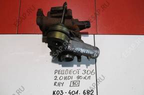 PEUGEOT 306 2.0HDI  ТУРБОКОМПРЕССОР
