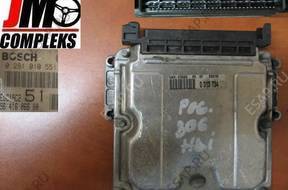 PEUGEOT 306 БЛОК УПРАВЛЕНИЯ 0281010551 9641606680