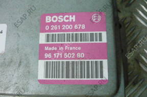 PEUGEOT 306 БЛОК УПРАВЛЕНИЯ ДВИГАТЕЛЕМ 0261200678