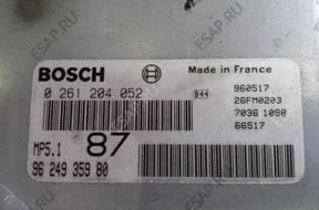 PEUGEOT 306 БЛОК УПРАВЛЕНИЯ ДВИГАТЕЛЕМ 0261204052